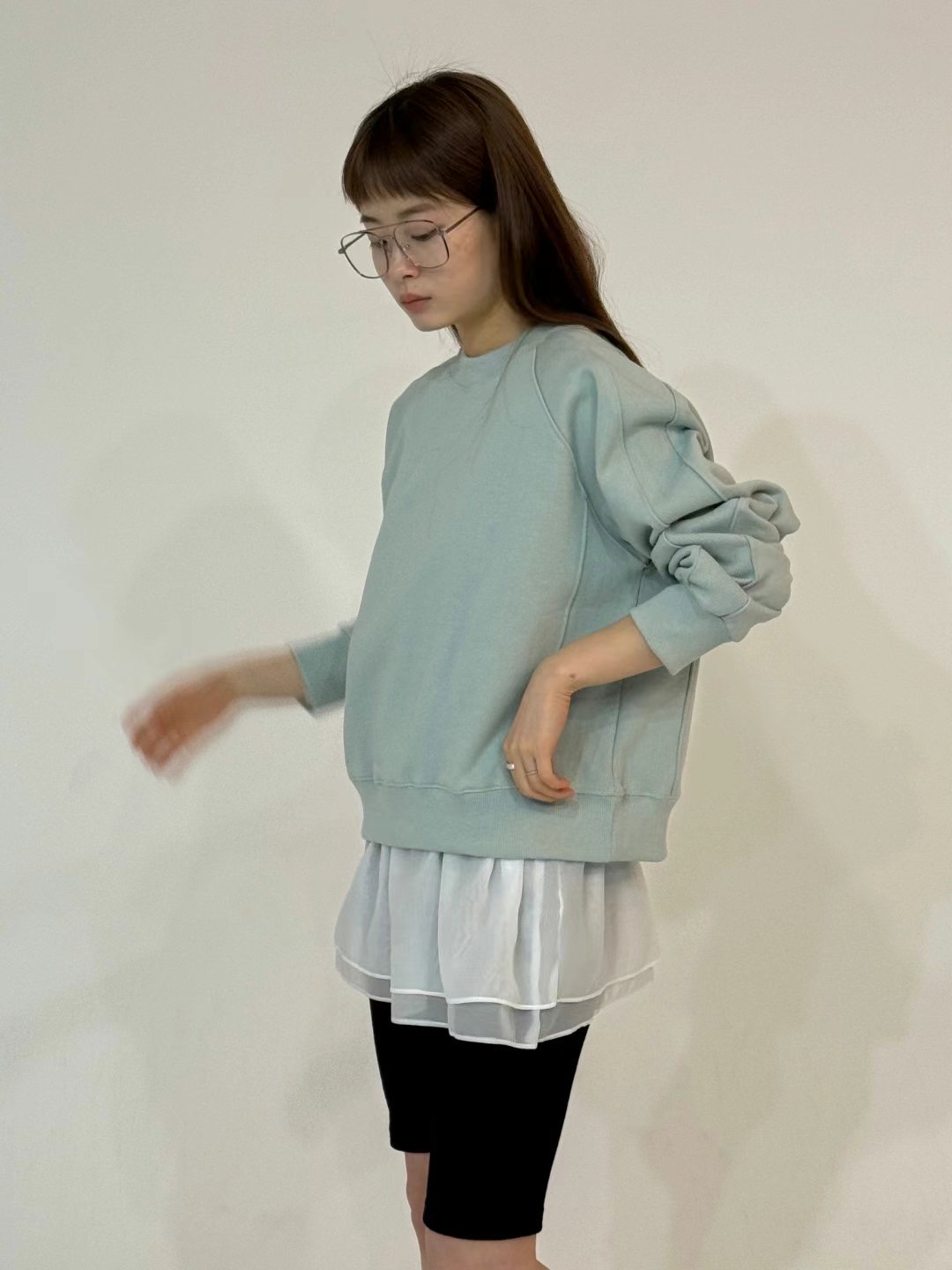 THEBARN直郵韓國代購㊣女裝新款休閑時尚25春夏推薦人氣衛衣THEBARN衛衣