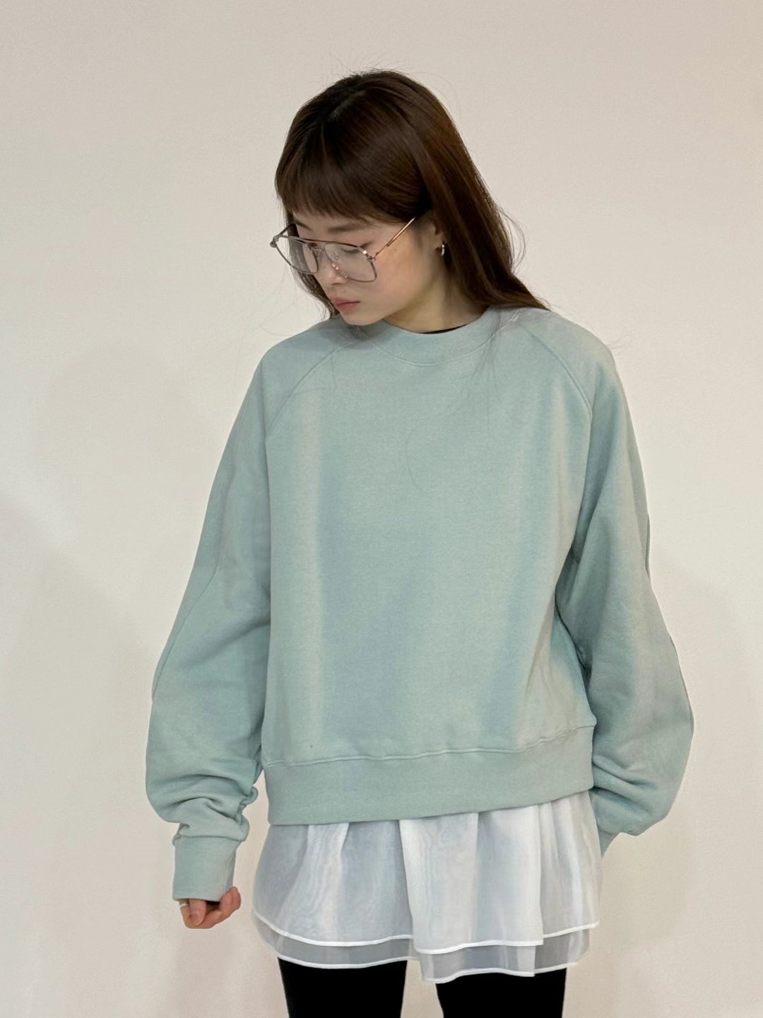 THEBARN直郵韓國代購㊣女裝新款休閑時尚25春夏推薦人氣衛衣THEBARN衛衣圖色3