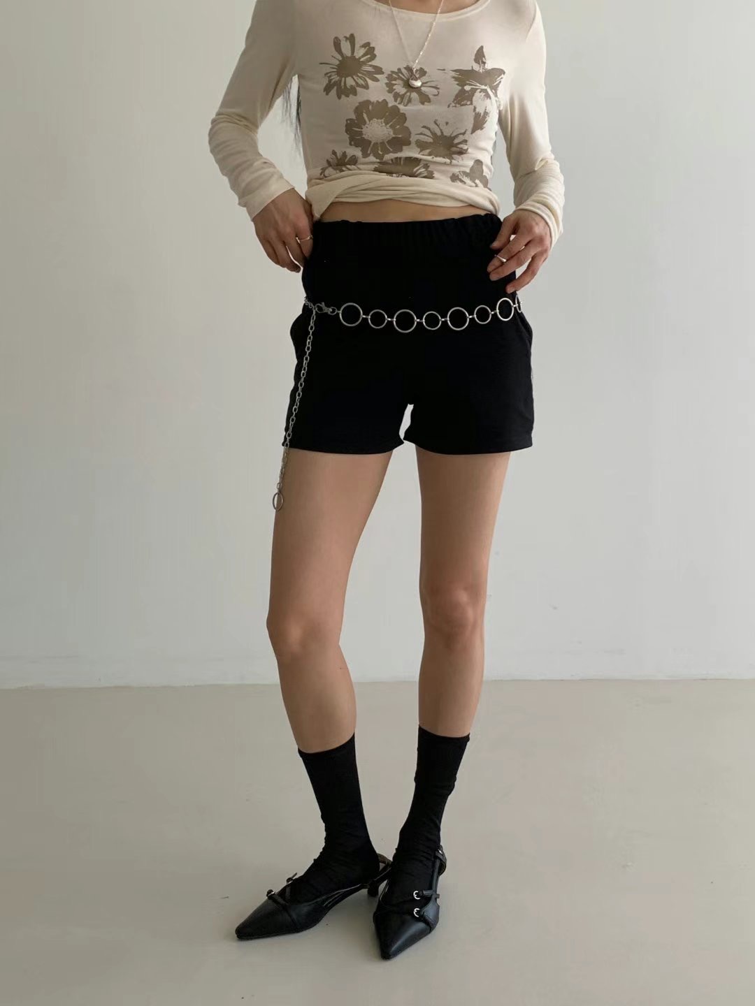 DIPPING直郵韓國代購㊣女裝新品25春夏推薦人氣熱賣休閑短褲DIPPING短褲