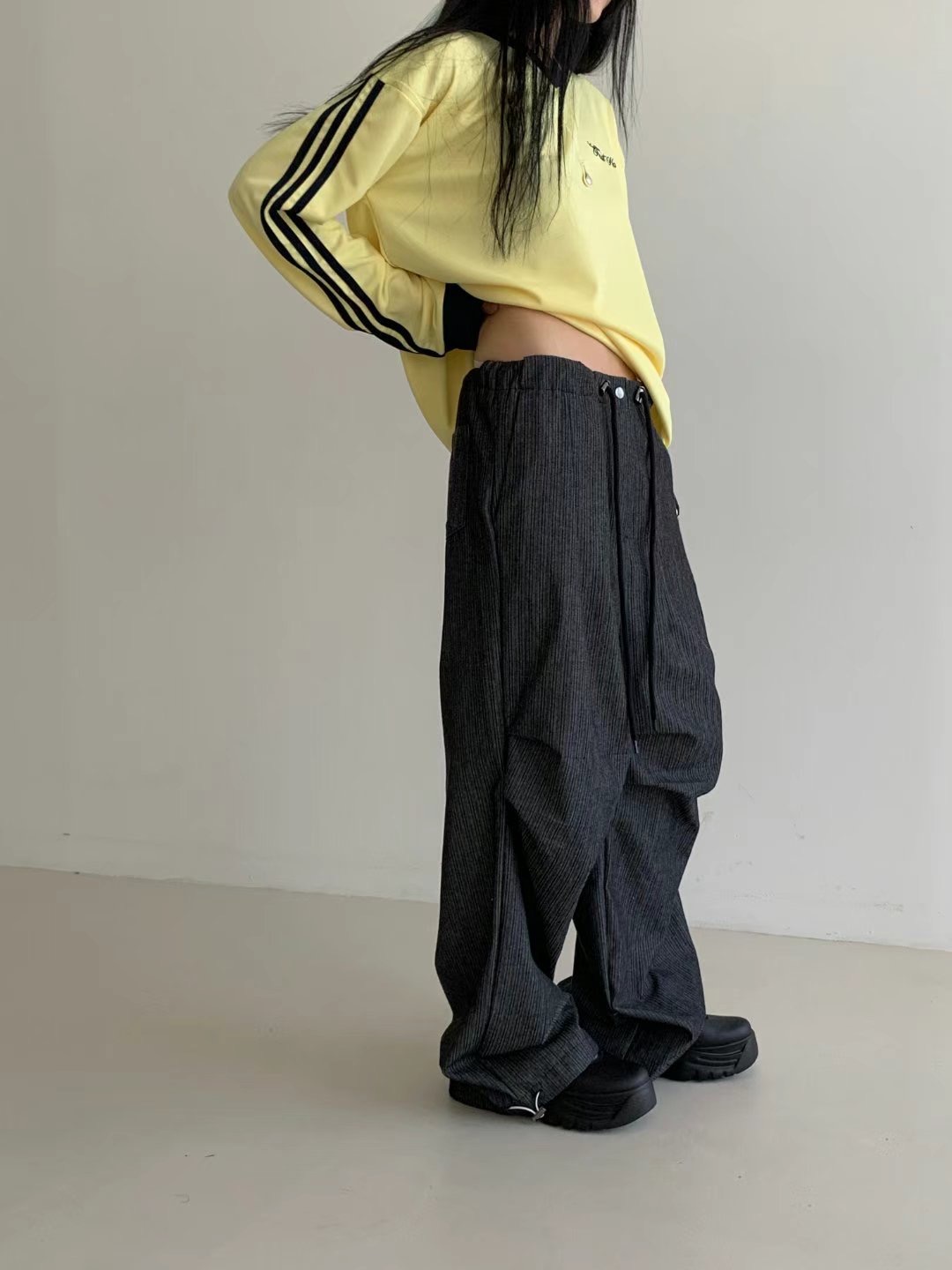 DIPPING韓國直郵㊣女裝新款推薦休閑人氣時尚25春夏熱賣休閑褲DIPPING休閑褲