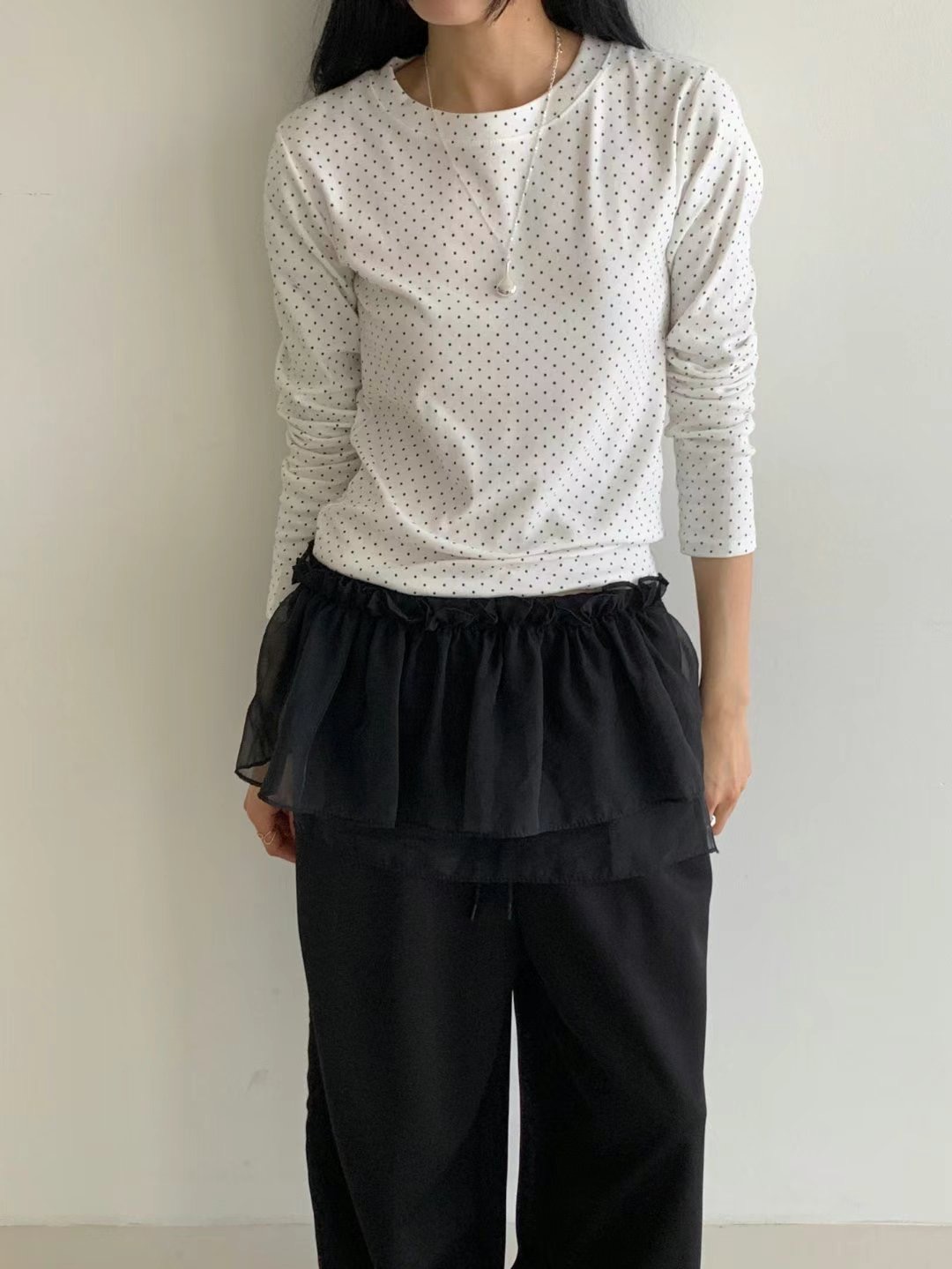 DIPPING韓國直郵㊣女裝新品熱賣25春夏休閑人氣時尚長袖T恤DIPPING長袖T恤