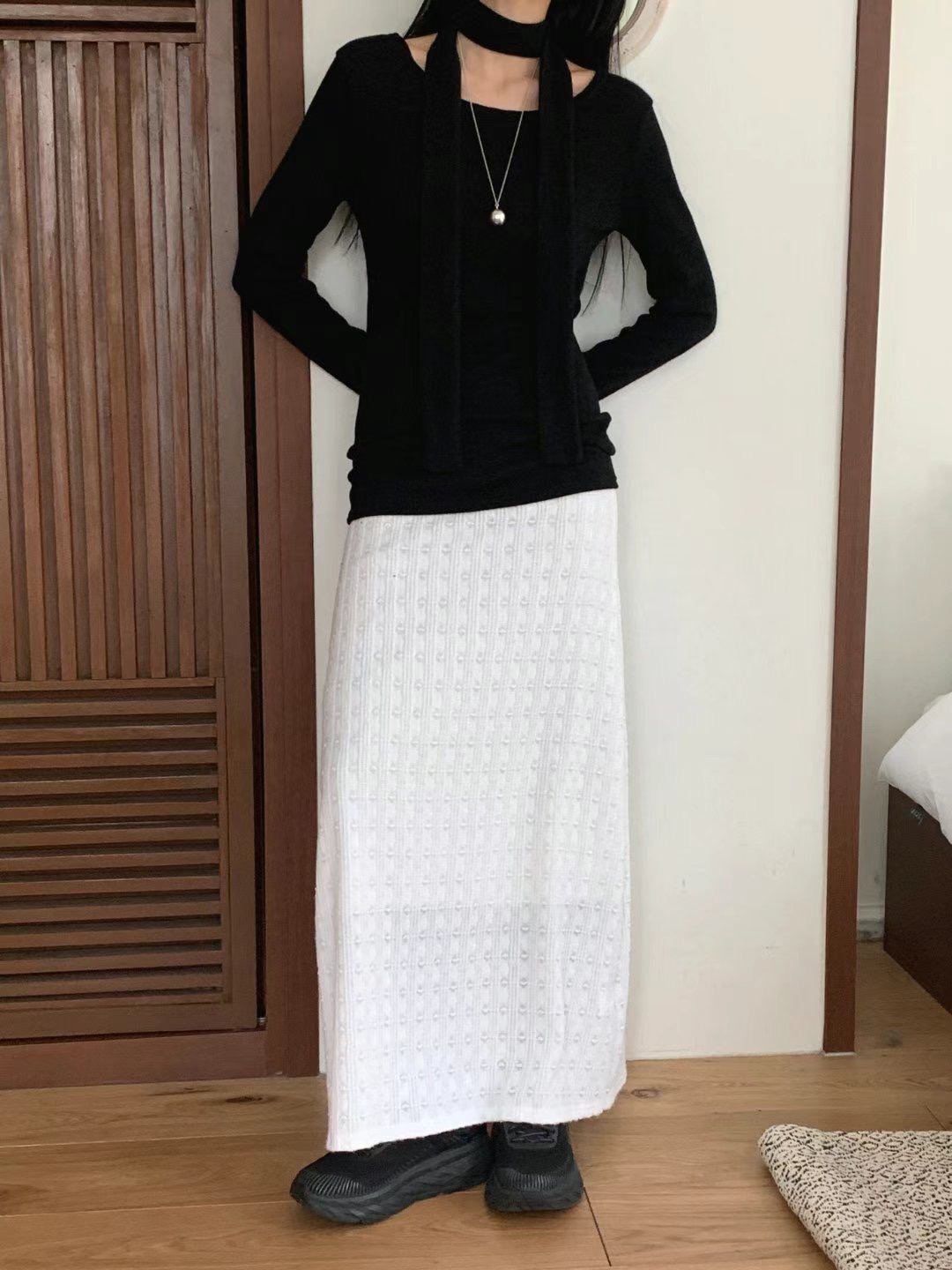 DIPPING韓國直郵㊣東大門實拍女裝新品25春夏人氣時尚休閑長裙DIPPING長裙