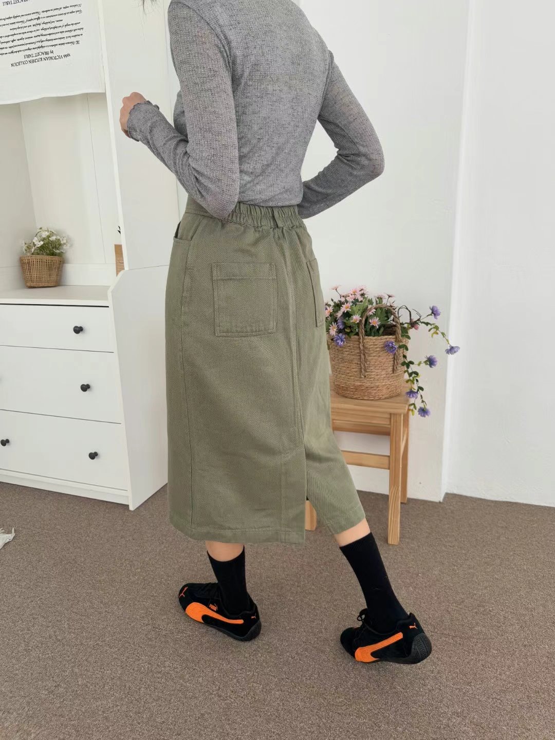 MELON韓國直郵㊣東大門實拍女裝新款熱賣推薦人氣半身裙中短裙MELON半身裙/中短裙