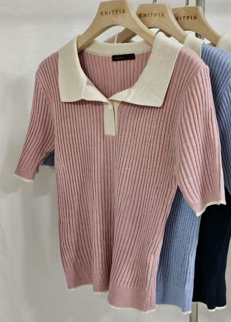 KNITPIA-니트피아-T直郵韓國代購㊣女裝新款熱賣休閑針織衫TWELVE-OT針織衫圖色2