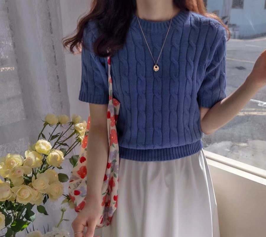 KNITPIA-니트피아-T韓國㊣直郵東大門代購女裝新品休閑針織衫TWELVE-OT針織衫