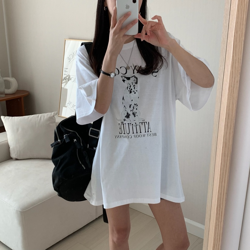FROMJINI韓國直郵㊣東大門實拍女裝新品休閑25春夏熱賣推薦T恤FROMJINIT恤