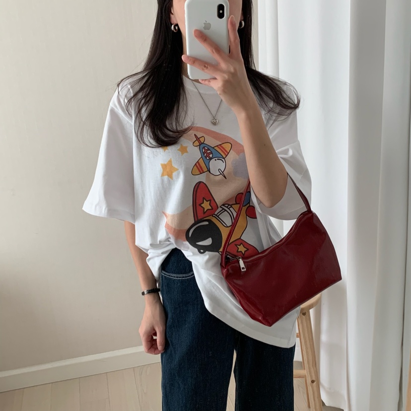 FROMJINI直郵韓國代購㊣女裝新款推薦25春夏人氣熱賣休閑T恤FROMJINIT恤