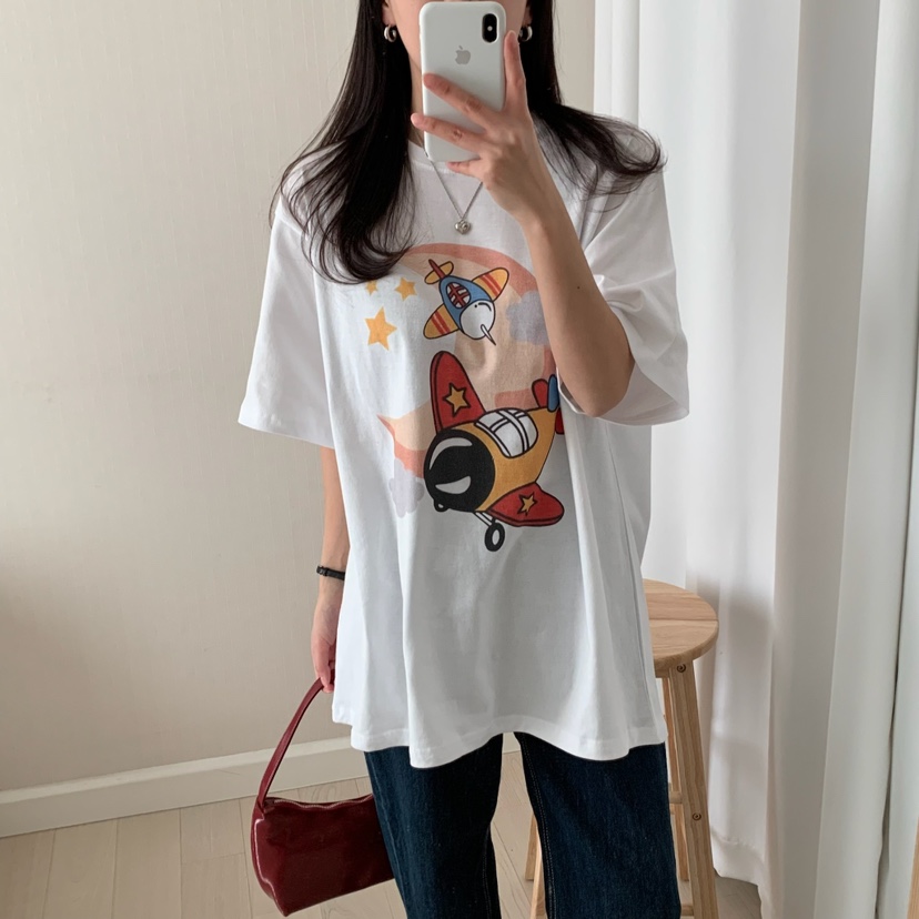FROMJINI直郵韓國代購㊣女裝新款推薦25春夏人氣熱賣休閑T恤FROMJINIT恤