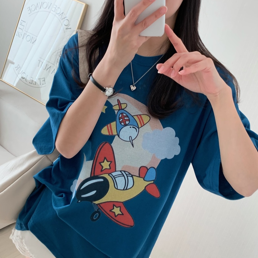 FROMJINI直郵韓國代購㊣女裝新款推薦25春夏人氣熱賣休閑T恤FROMJINIT恤圖色2