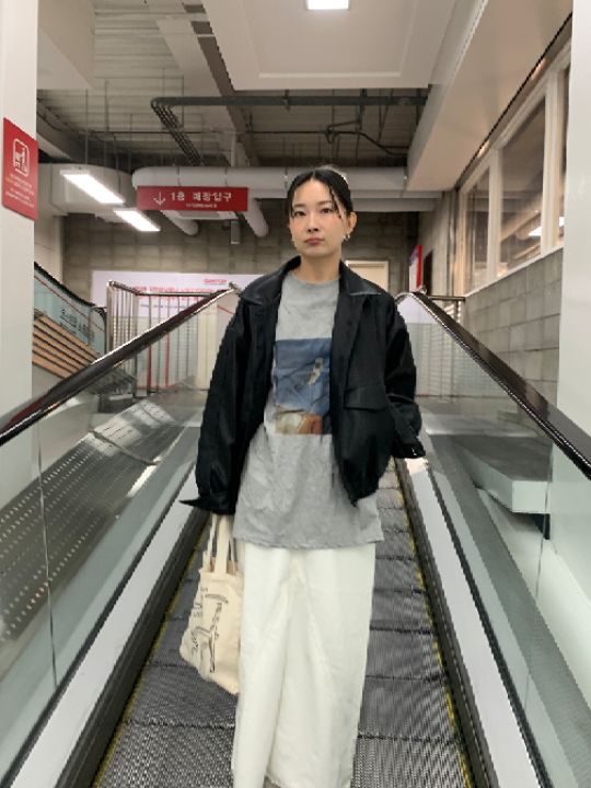LIVE FOREVER直郵韓國代購㊣女裝新款休閑25春夏時尚熱賣夾克LIVE FOR_EVER夾克