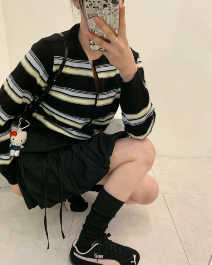 STAY HERE韓國㊣直郵東大門代購女裝新品休閑25春夏針織衫STAY HERE針織衫