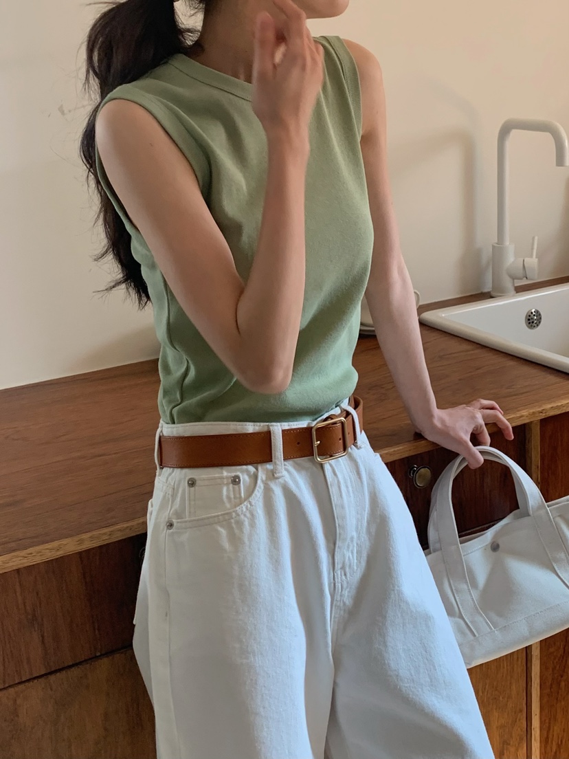 BLEECKER韓國直郵㊣女裝新款休閑熱賣25春夏時尚推薦吊帶背心BLEECKER吊帶/背心