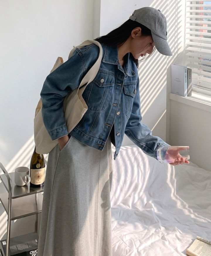 STAY HERE直郵韓國代購㊣女裝新款時尚休閑25春夏人氣夾克STAY HERE夾克