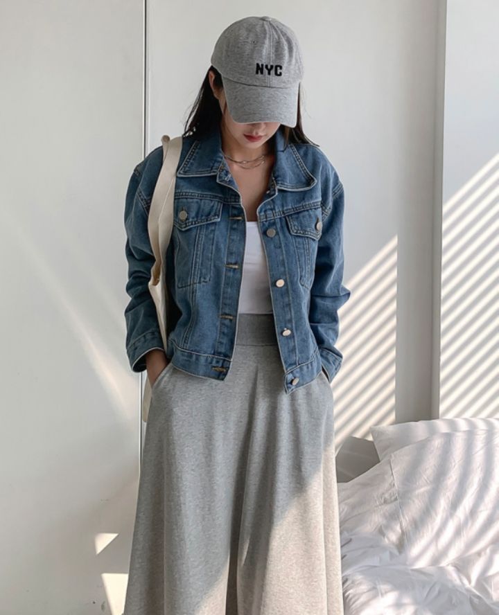 STAY HERE直郵韓國代購㊣女裝新款時尚休閑25春夏人氣夾克STAY HERE夾克