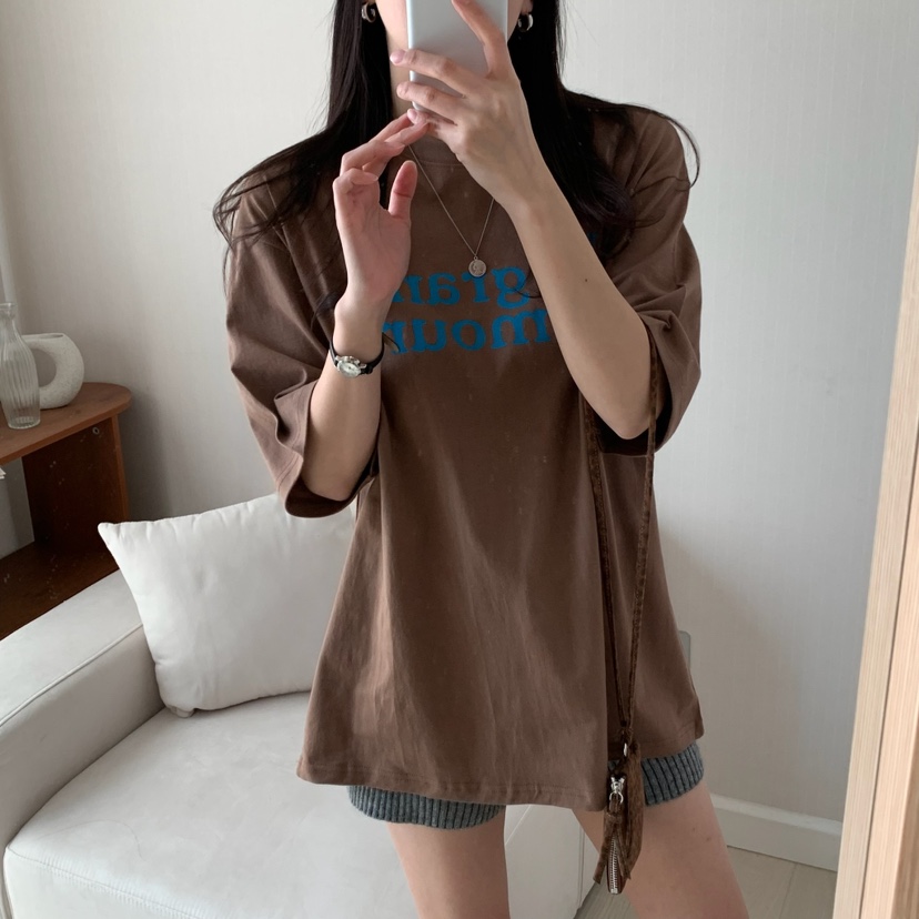 FROMJINI直郵韓國代購㊣女裝新品25春夏休閑熱賣推薦時尚T恤FROMJINIT恤