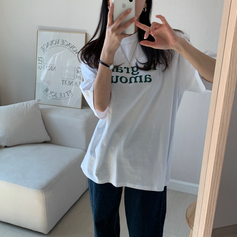 FROMJINI直郵韓國代購㊣女裝新品25春夏休閑熱賣推薦時尚T恤FROMJINIT恤
