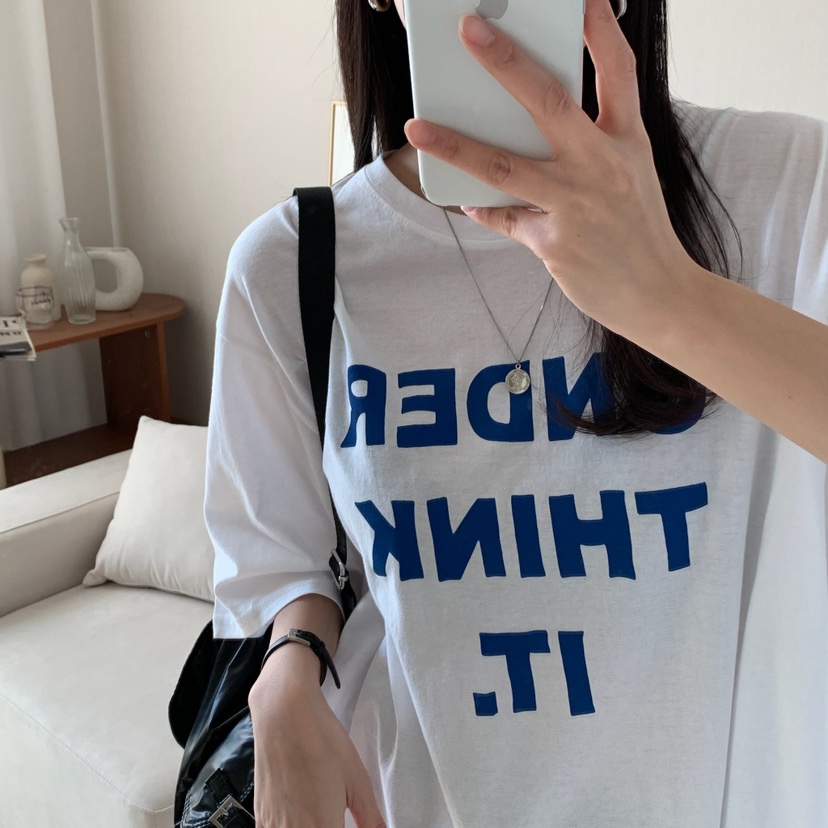 FROMJINI韓國直郵㊣女裝新品推薦時尚人氣熱賣25春夏休閑T恤FROMJINIT恤