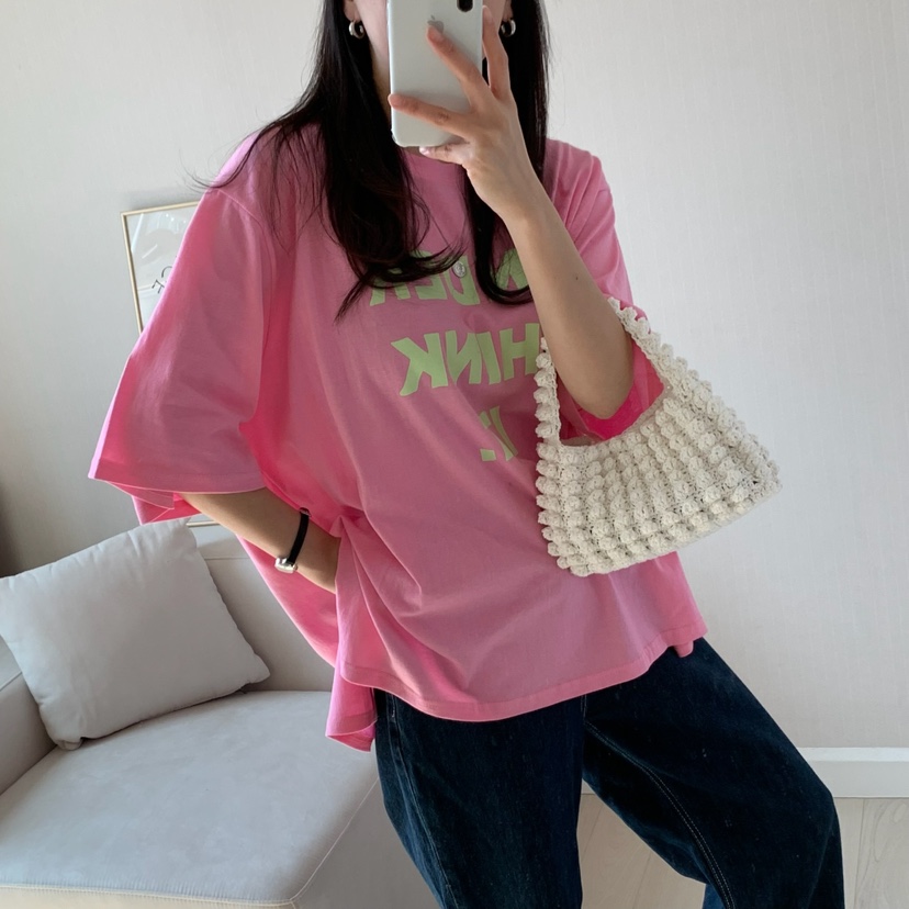 FROMJINI韓國直郵㊣女裝新品推薦時尚人氣熱賣25春夏休閑T恤FROMJINIT恤