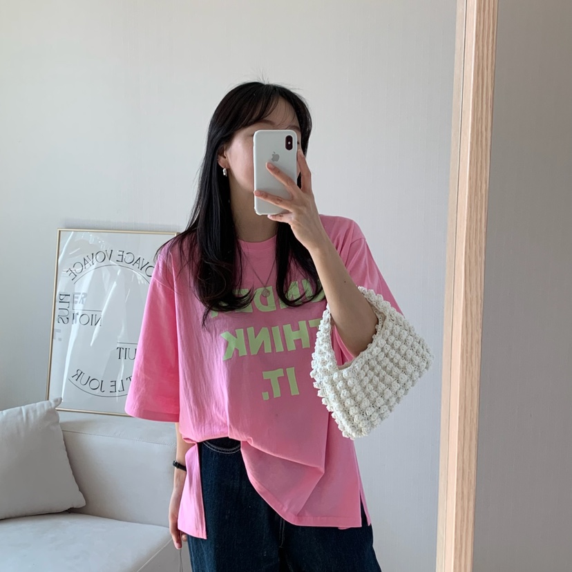 FROMJINI韓國直郵㊣女裝新品推薦時尚人氣熱賣25春夏休閑T恤FROMJINIT恤