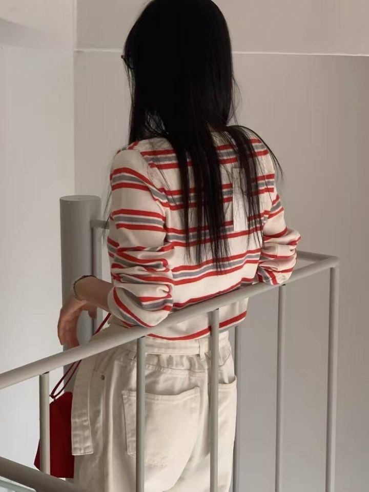 STAY HERE韓國直郵㊣女裝新品人氣熱賣推薦時尚25春夏針織衫STAY HERE針織衫
