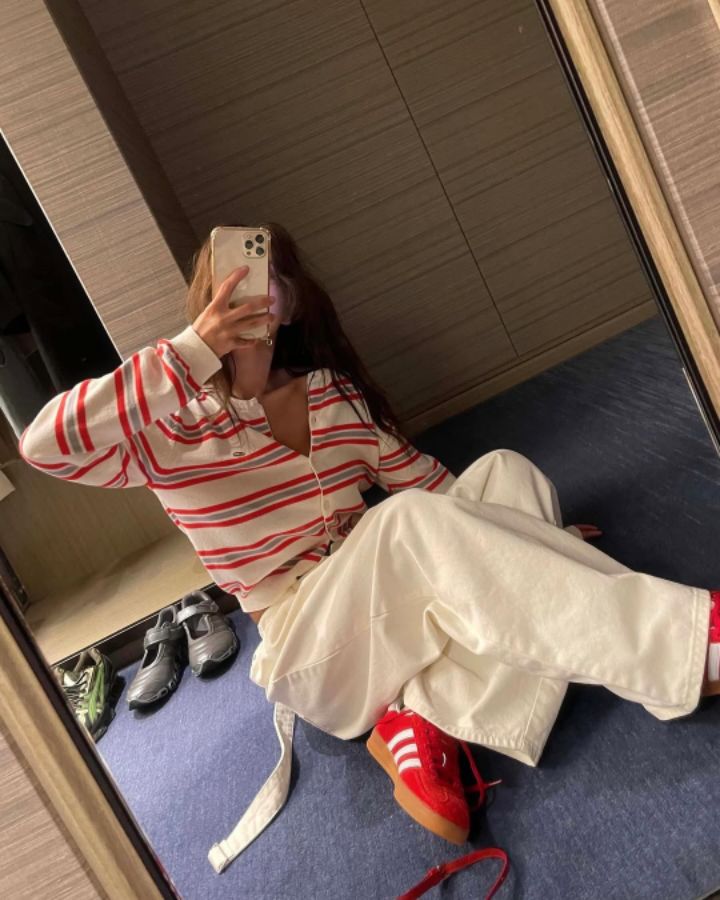 STAY HERE韓國直郵㊣女裝新品人氣熱賣推薦時尚25春夏針織衫STAY HERE針織衫