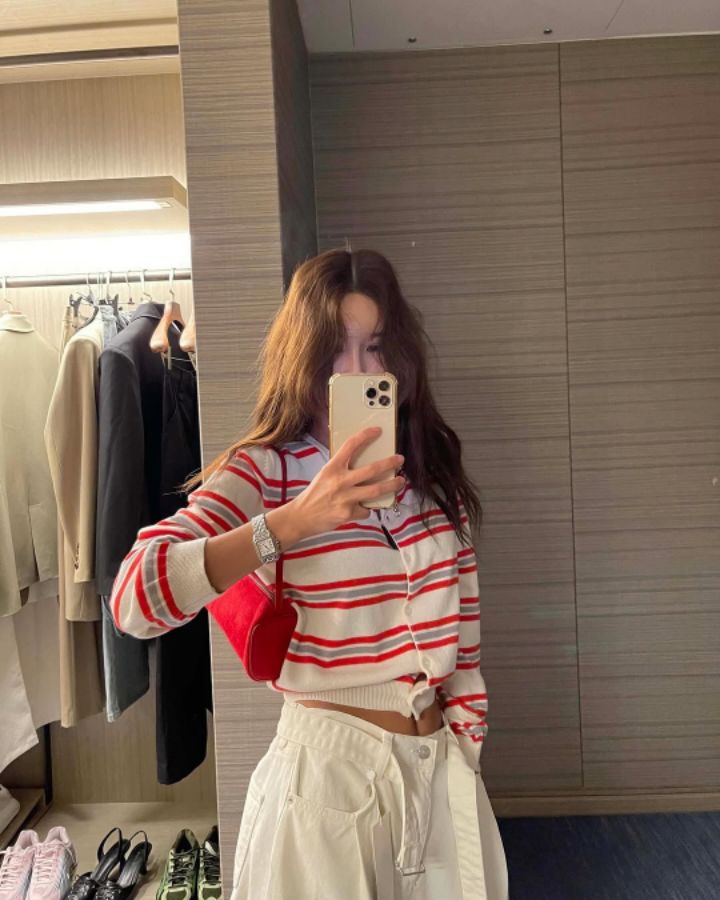 STAY HERE韓國直郵㊣女裝新品人氣熱賣推薦時尚25春夏針織衫STAY HERE針織衫