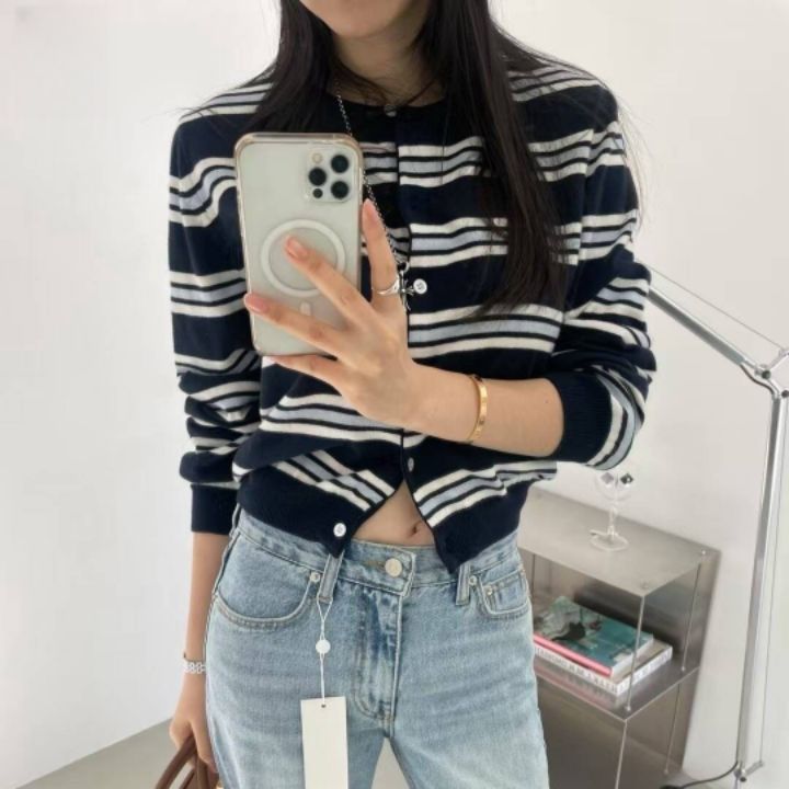 STAY HERE韓國直郵㊣女裝新品人氣熱賣推薦時尚25春夏針織衫STAY HERE針織衫