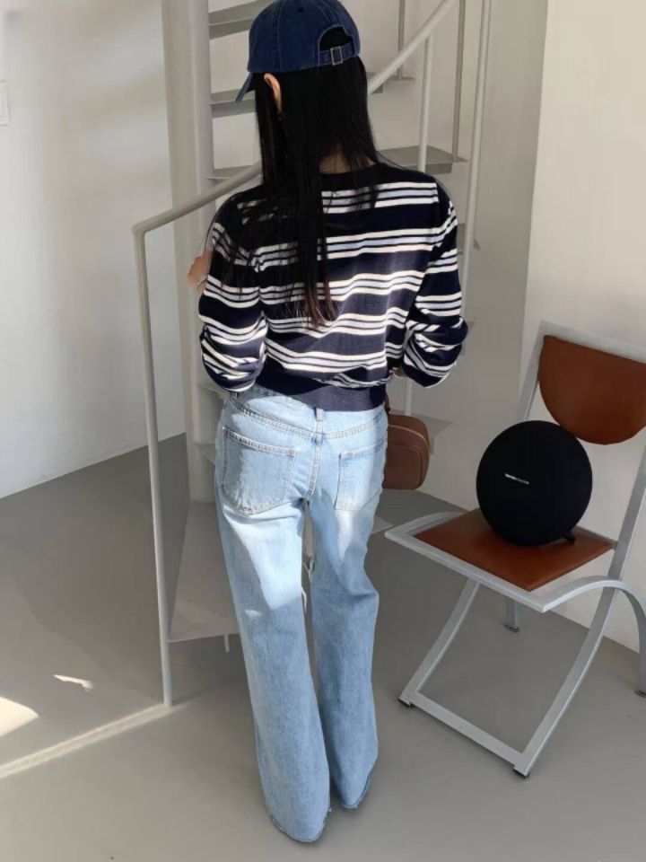 STAY HERE韓國直郵㊣女裝新品人氣熱賣推薦時尚25春夏針織衫STAY HERE針織衫