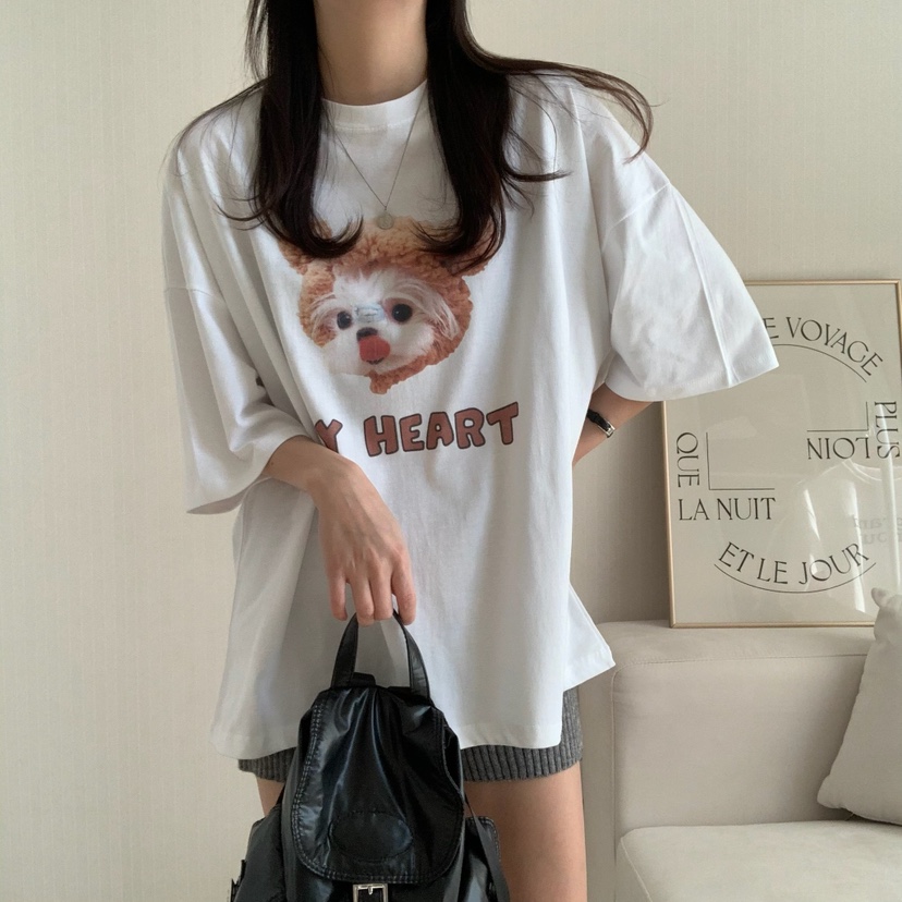 FROMJINI韓國直郵㊣女裝新款時尚人氣推薦休閑熱賣25春夏T恤FROMJINIT恤