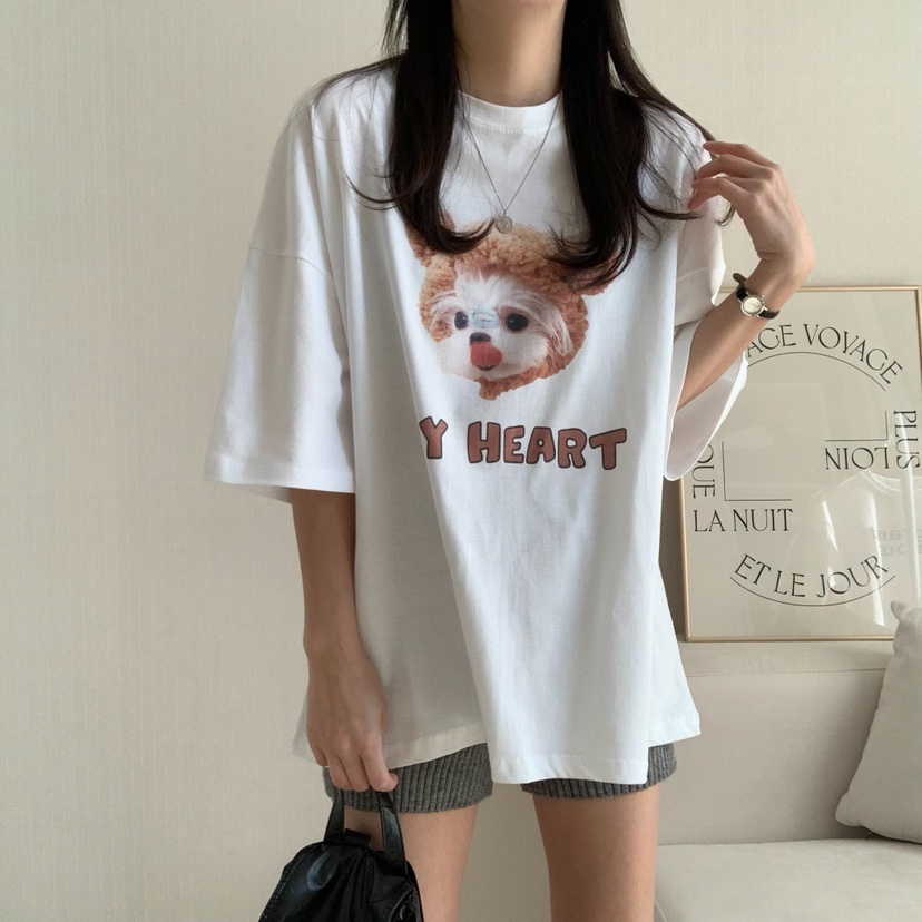 FROMJINI韓國直郵㊣女裝新款時尚人氣推薦休閑熱賣25春夏T恤FROMJINIT恤
