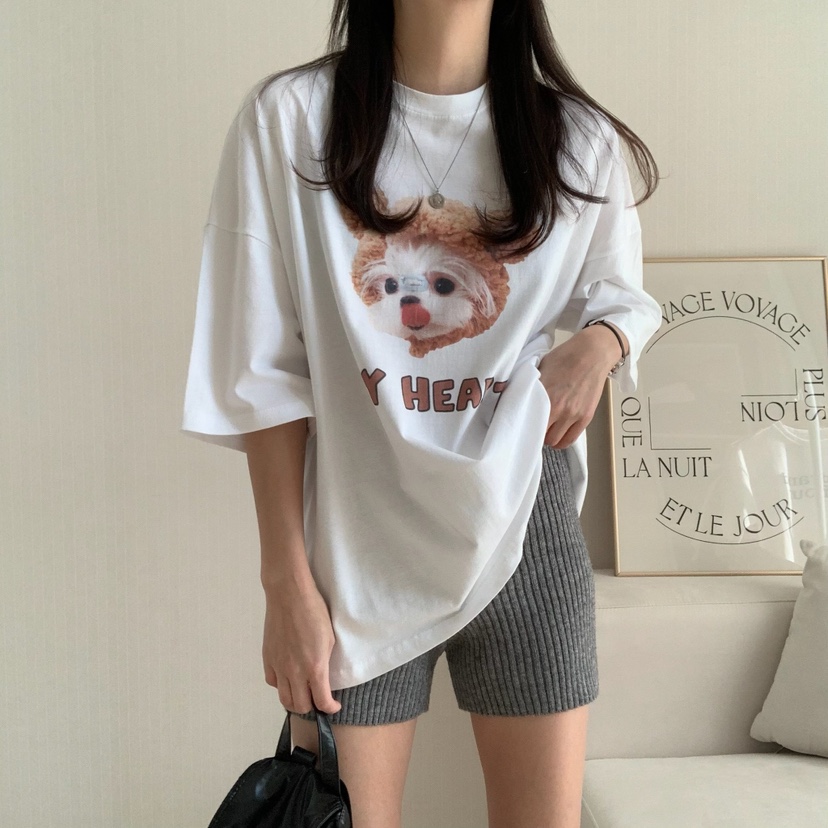 FROMJINI韓國直郵㊣女裝新款時尚人氣推薦休閑熱賣25春夏T恤FROMJINIT恤