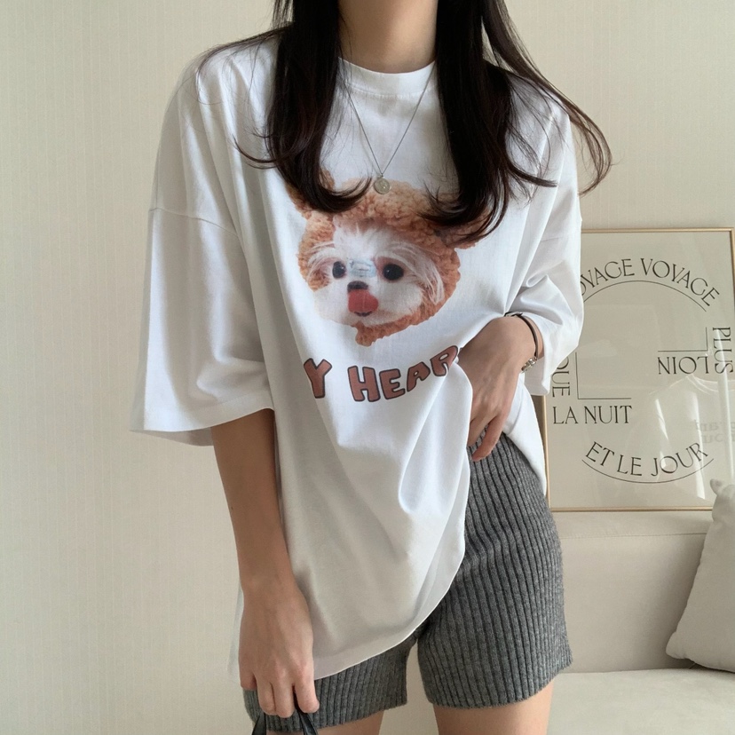 FROMJINI韓國直郵㊣女裝新款時尚人氣推薦休閑熱賣25春夏T恤FROMJINIT恤