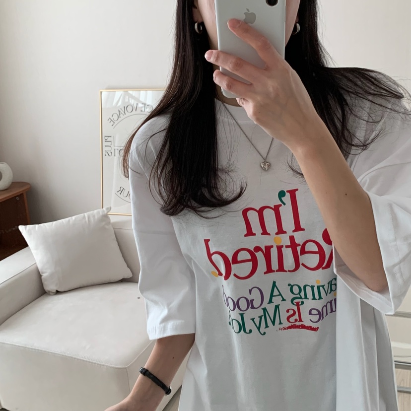 FROMJINI韓國㊣直郵東大門代購女裝新款25春夏推薦休閑人氣T恤FROMJINIT恤