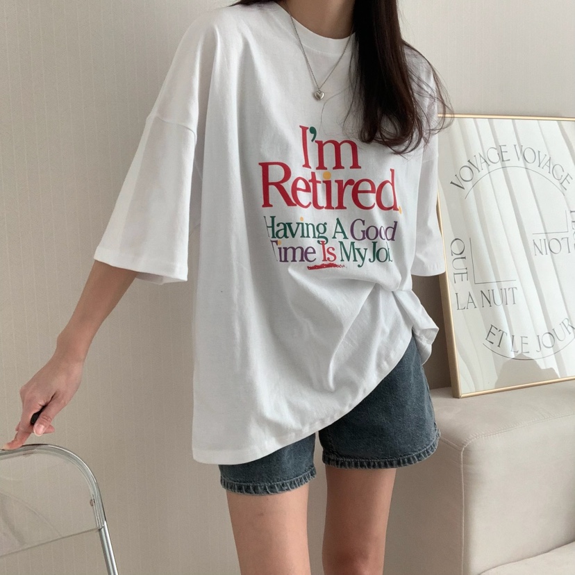 FROMJINI韓國㊣直郵東大門代購女裝新款25春夏推薦休閑人氣T恤FROMJINIT恤