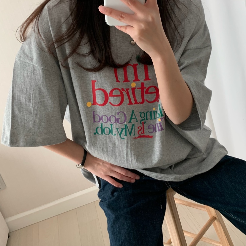 FROMJINI韓國㊣直郵東大門代購女裝新款25春夏推薦休閑人氣T恤FROMJINIT恤