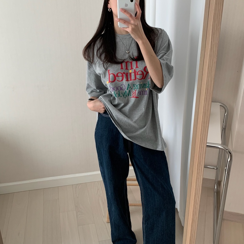 FROMJINI韓國㊣直郵東大門代購女裝新款25春夏推薦休閑人氣T恤FROMJINIT恤