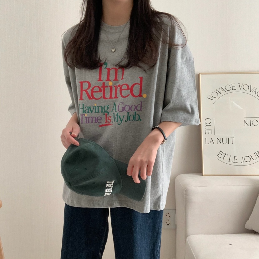 FROMJINI韓國㊣直郵東大門代購女裝新款25春夏推薦休閑人氣T恤FROMJINIT恤