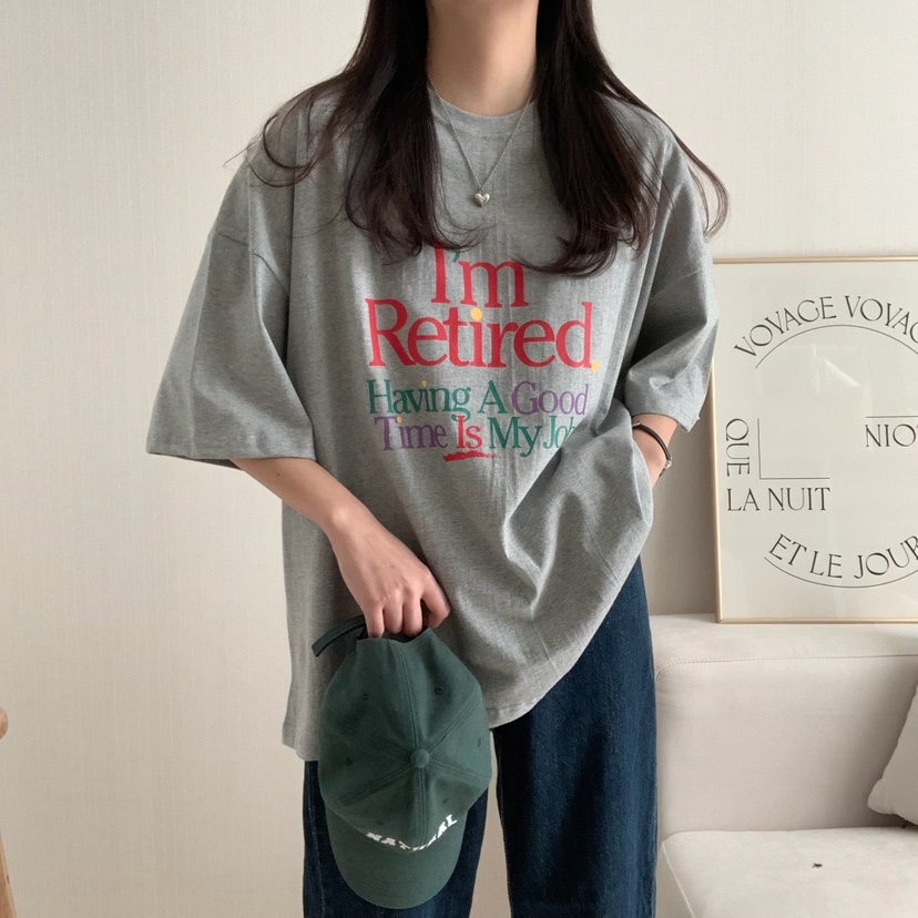 FROMJINI韓國㊣直郵東大門代購女裝新款25春夏推薦休閑人氣T恤FROMJINIT恤