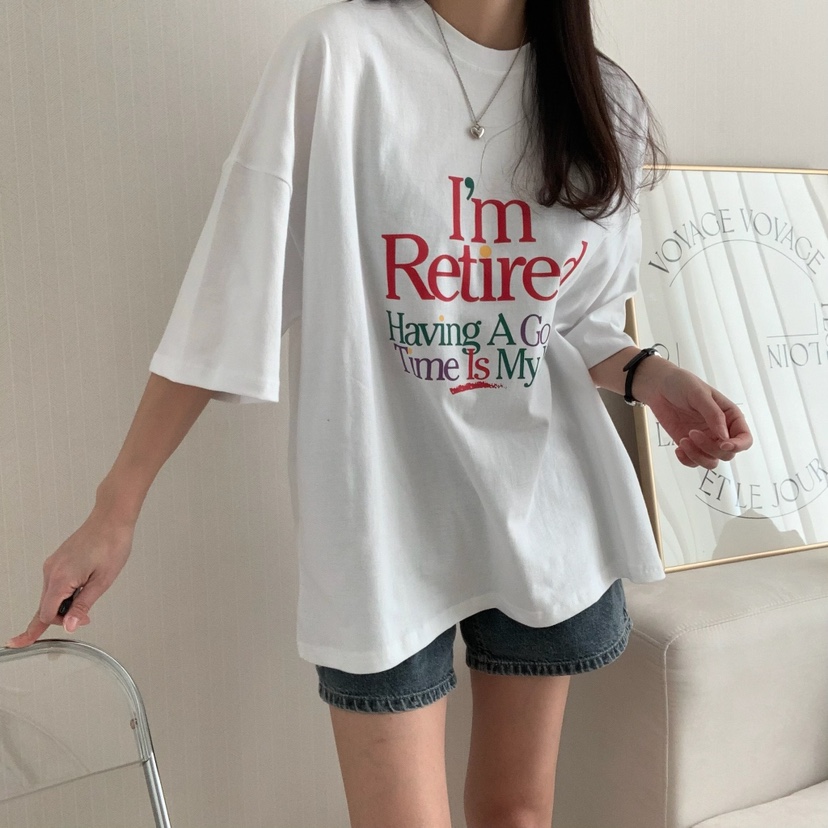 FROMJINI韓國㊣直郵東大門代購女裝新款25春夏推薦休閑人氣T恤FROMJINIT恤圖色2