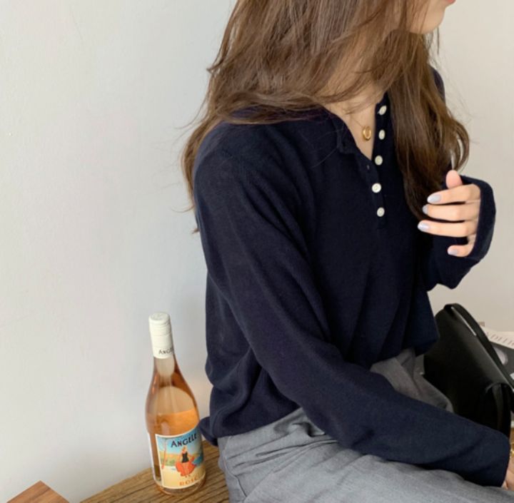 STAY HERE韓國直郵㊣東大門實拍女裝新品人氣熱賣時尚針織衫STAY HERE針織衫