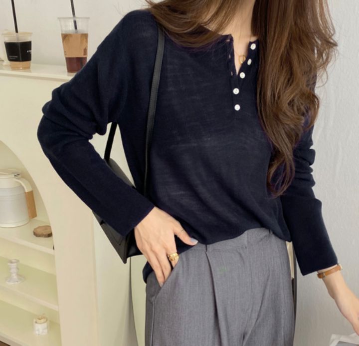 STAY HERE韓國直郵㊣東大門實拍女裝新品人氣熱賣時尚針織衫STAY HERE針織衫