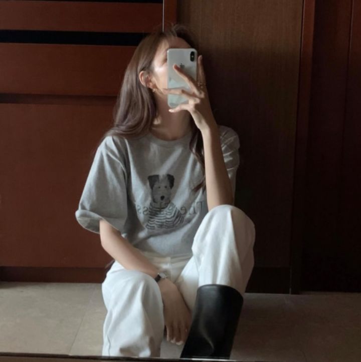 STAY HERE韓國直郵㊣東大門實拍女裝新品人氣推薦25春夏T恤STAY HERET恤