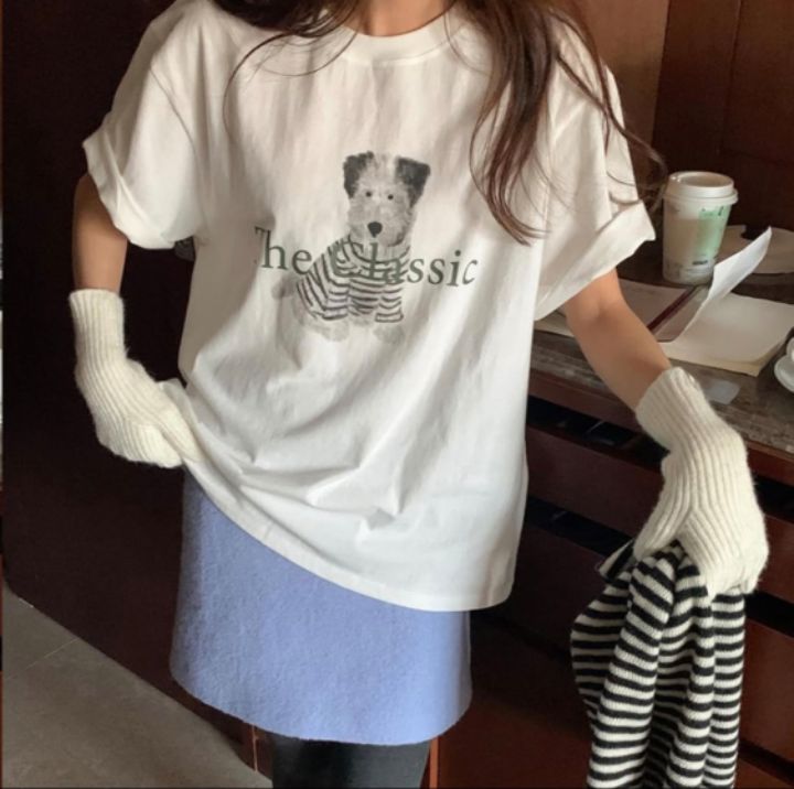 STAY HERE韓國直郵㊣東大門實拍女裝新品人氣推薦25春夏T恤STAY HERET恤