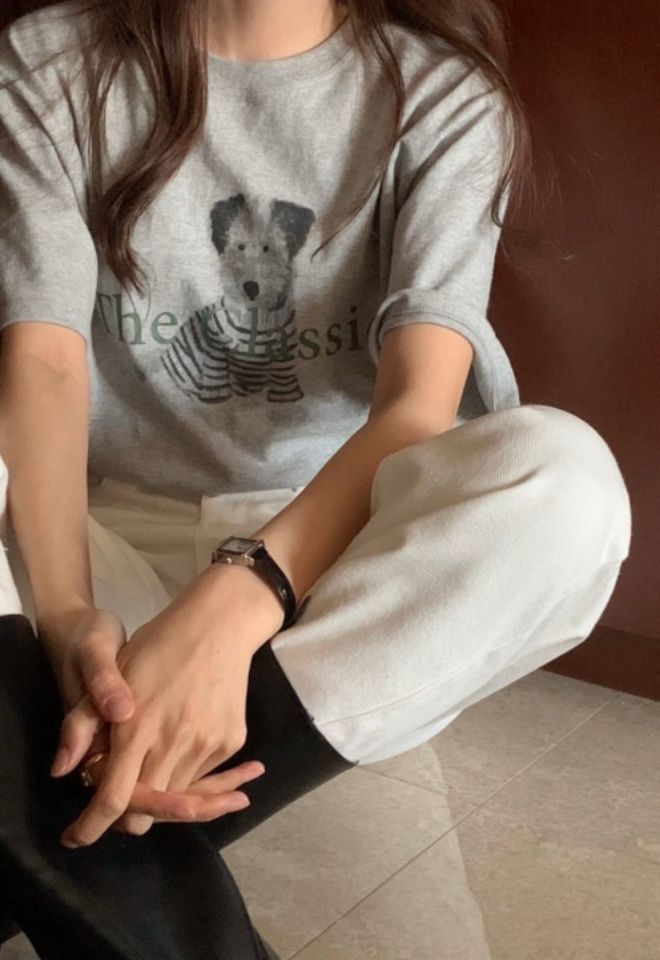STAY HERE韓國直郵㊣東大門實拍女裝新品人氣推薦25春夏T恤STAY HERET恤