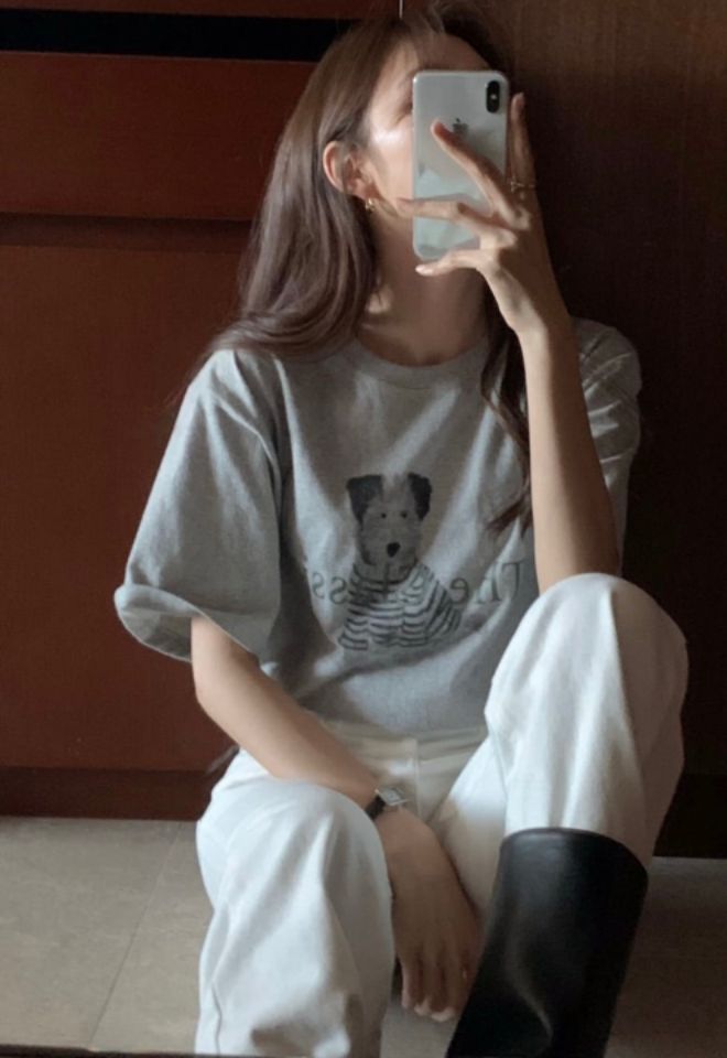 STAY HERE韓國直郵㊣東大門實拍女裝新品人氣推薦25春夏T恤STAY HERET恤