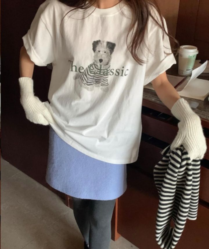 STAY HERE韓國直郵㊣東大門實拍女裝新品人氣推薦25春夏T恤STAY HERET恤