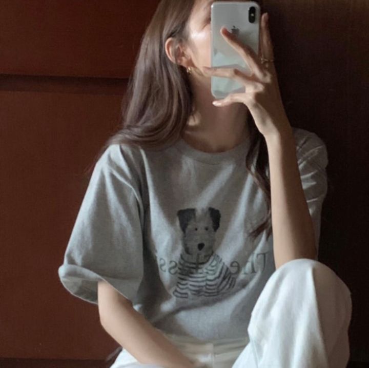 STAY HERE韓國直郵㊣東大門實拍女裝新品人氣推薦25春夏T恤STAY HERET恤圖色2