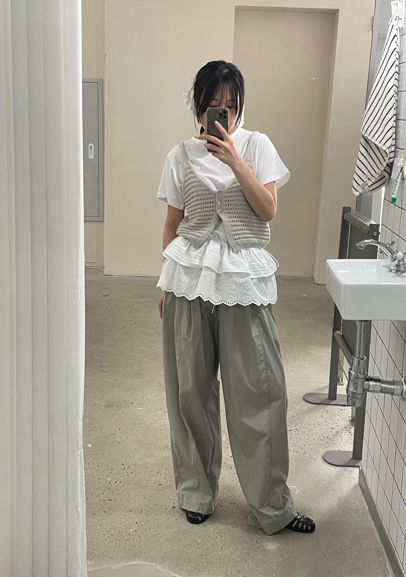 ORMORE韓國直郵㊣女裝新款熱賣時尚推薦25春夏休閑人氣休閑褲ORMORE休閑褲