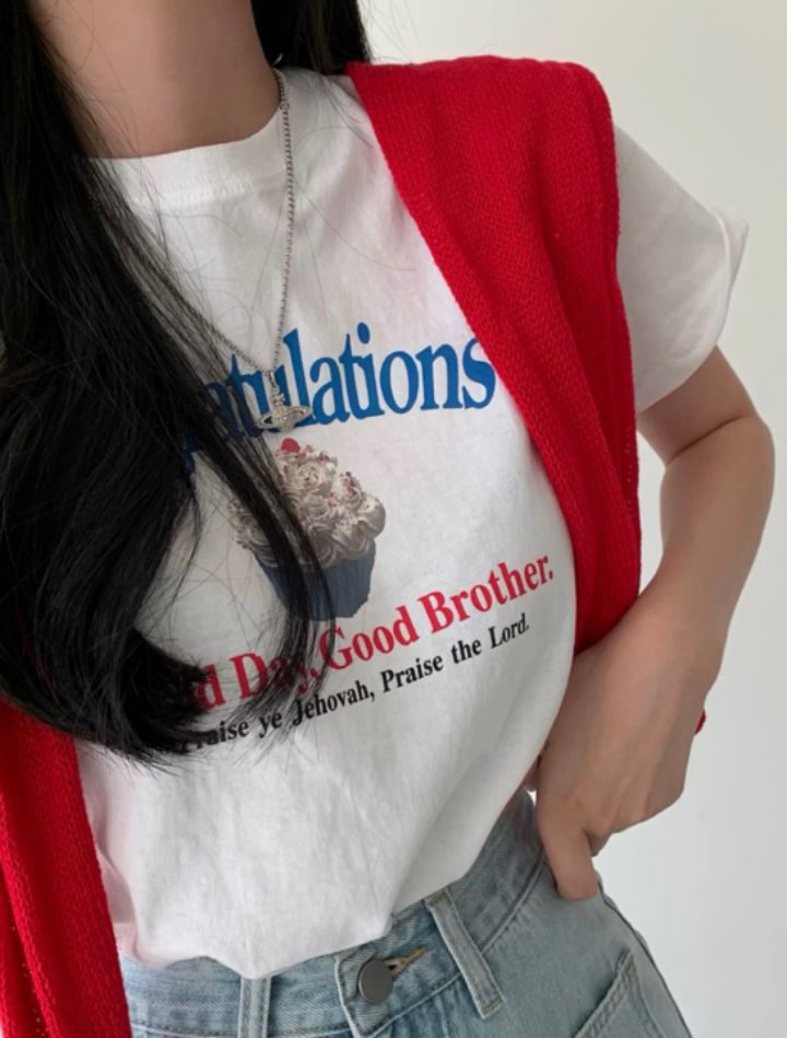 STAY HERE韓國㊣直郵東大門代購女裝新品休閑25春夏人氣T恤STAY HERET恤