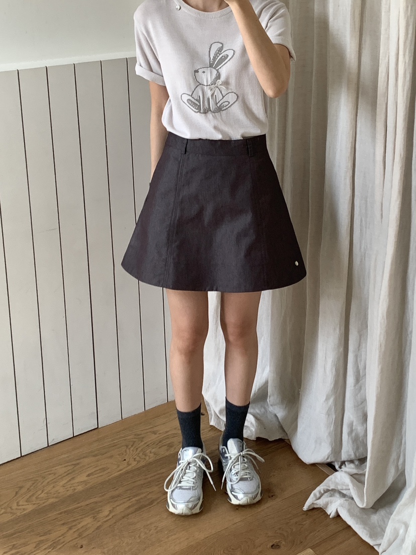 RE:OPENING直郵韓國代購㊣女裝新款休閑人氣25春夏熱賣短裙RE:OPENING短裙